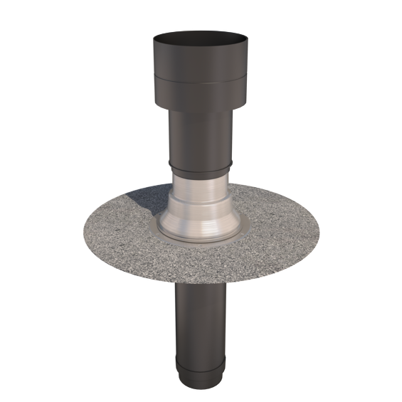 125mm Insulated Roof Terminal - Bitumen 125mm Insulated Roof Terminal - Bitumen